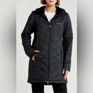 Columbia Women's Black Hooded Ski Jacket